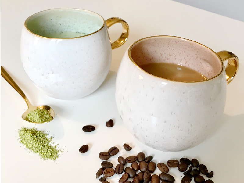 Kaffee vs. Matcha Koffein, Verträglichkeit, Gesundheit, Wachmacher im großen Check: Kaffee vs. Matcha?