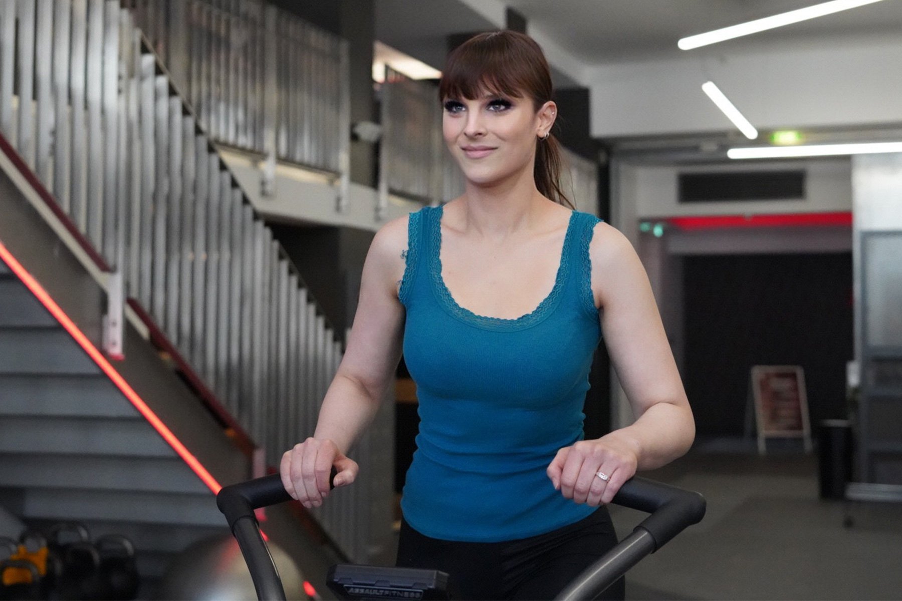 Rebecca beim Training Rebecca beim Training