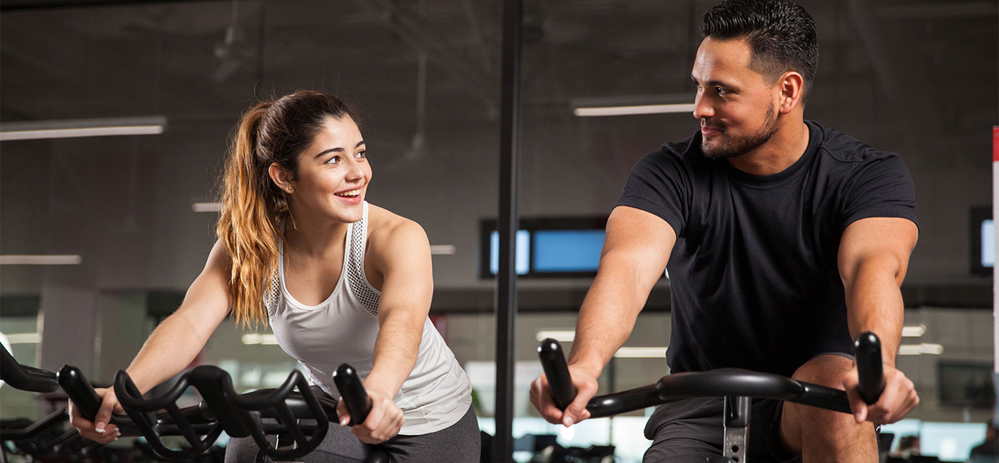 Flirten im Fitnessstudio