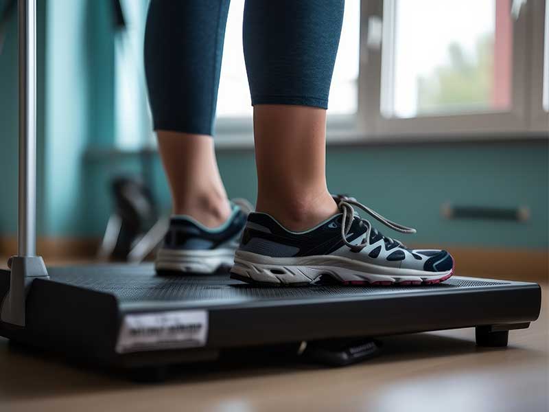 Fitness-Level checken mit Körperfettwaage Check' für dein Definitonstraining zuerst deinen Körperfettanteil: Das machst du z. B. mit einer Körperfettwaage (gibt’s garantiert auch in deinem Gym!).