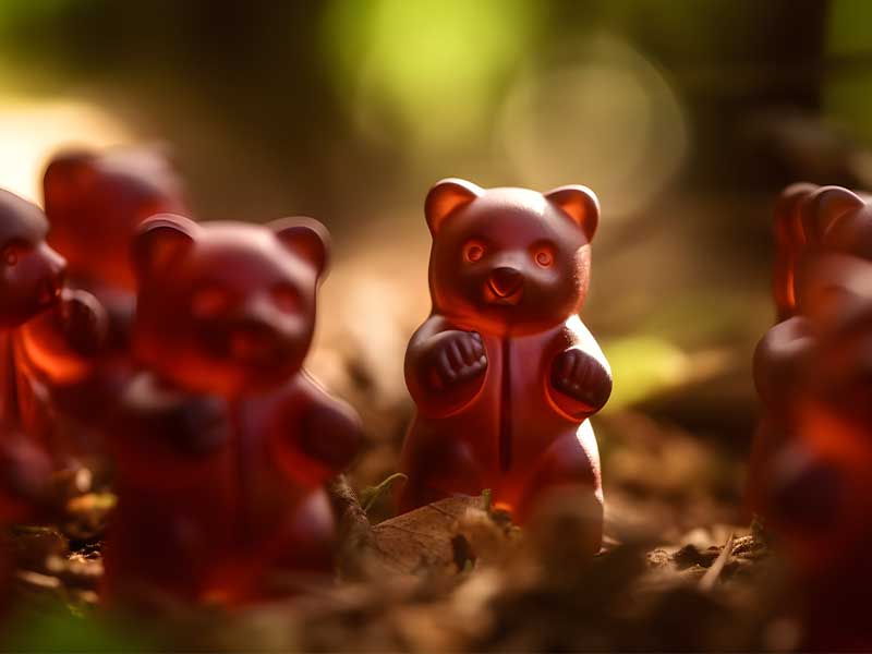Food-Trends 2024: Mushroom Gummies Die gesunden Gummibärchen aus Pilzen sollen Immunsystem sowie Ausdauer, Energie und sportliche Leistung unterstützen.