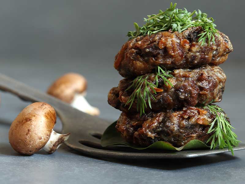 Food-Trends 2025: Pilze als Fleischersatz Food-Trends 2025: Pilze, z. B. als Fleischersatz wie Austernschnitzel.