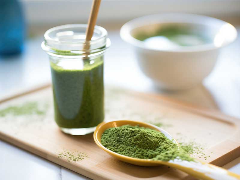 Dieser Spirulina-Smoothie ist vollgepackt mit allem, was du für einen powervollen Tag brauchst.