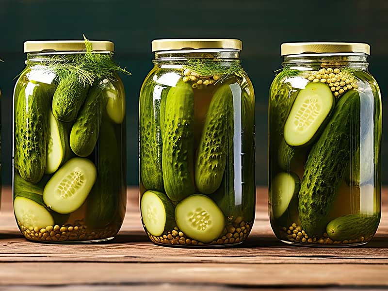 Rezept zu fermentierten Gurken 