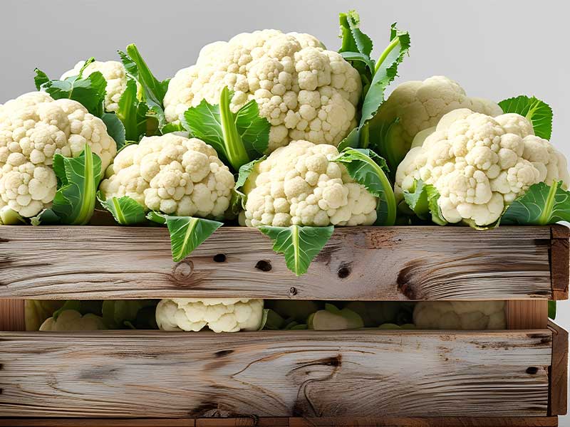 Blumenkohl ist leichter verdaulich und enthält mehr Kalium als Brokkoli.