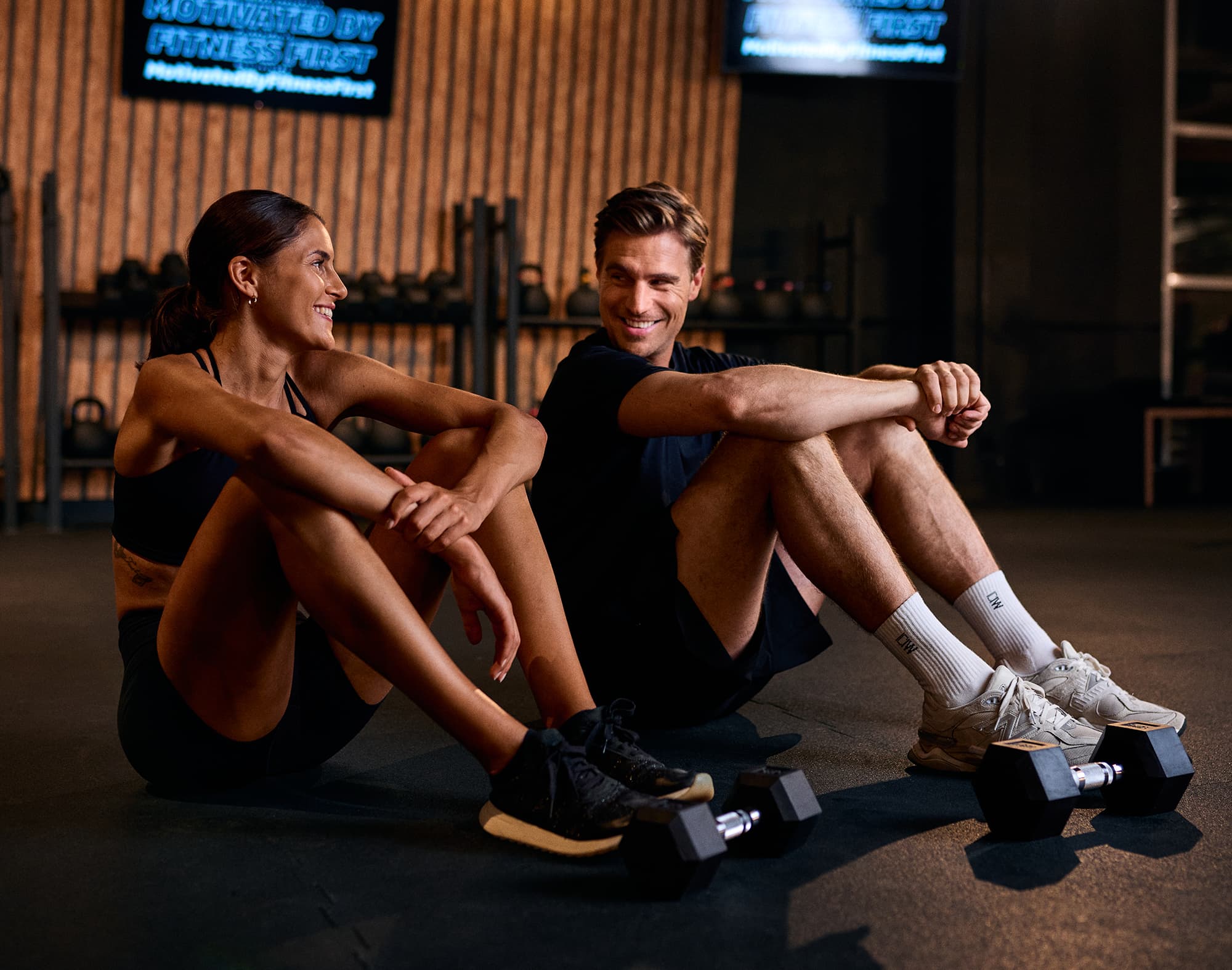 Fitness First Mann und Frau Community