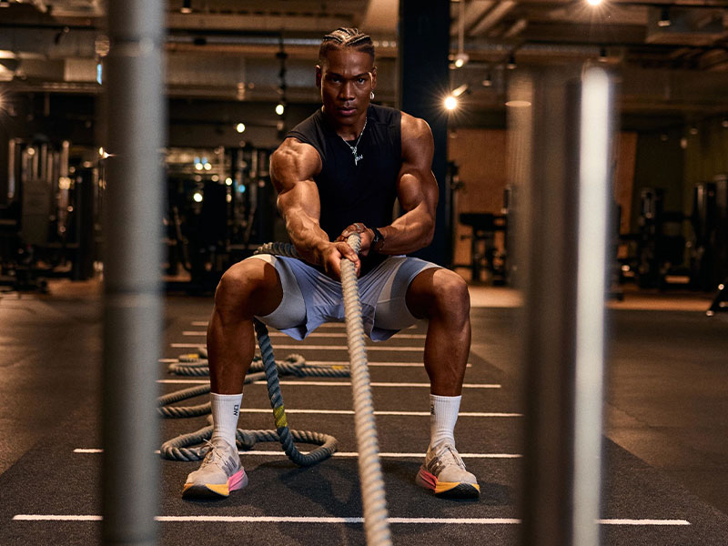 Gewichtsschlitten-Übung: Back Pull