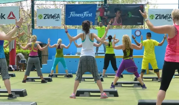 Zumba Step Kurs bei der Fiesta Week