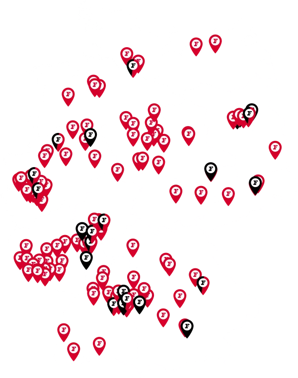 Fitness First Deutschlandkarte