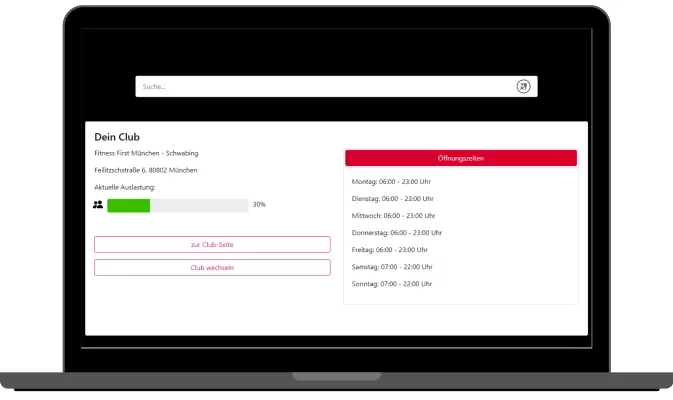 Mein Fitness First - Home
