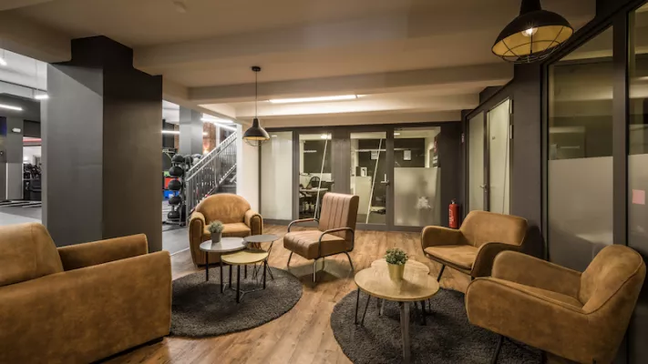 Fitness First München Empfang