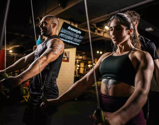 Fitness First HYROX Kurse Ski Ergometer 